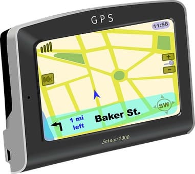 Навигатор GPS цветной фото
