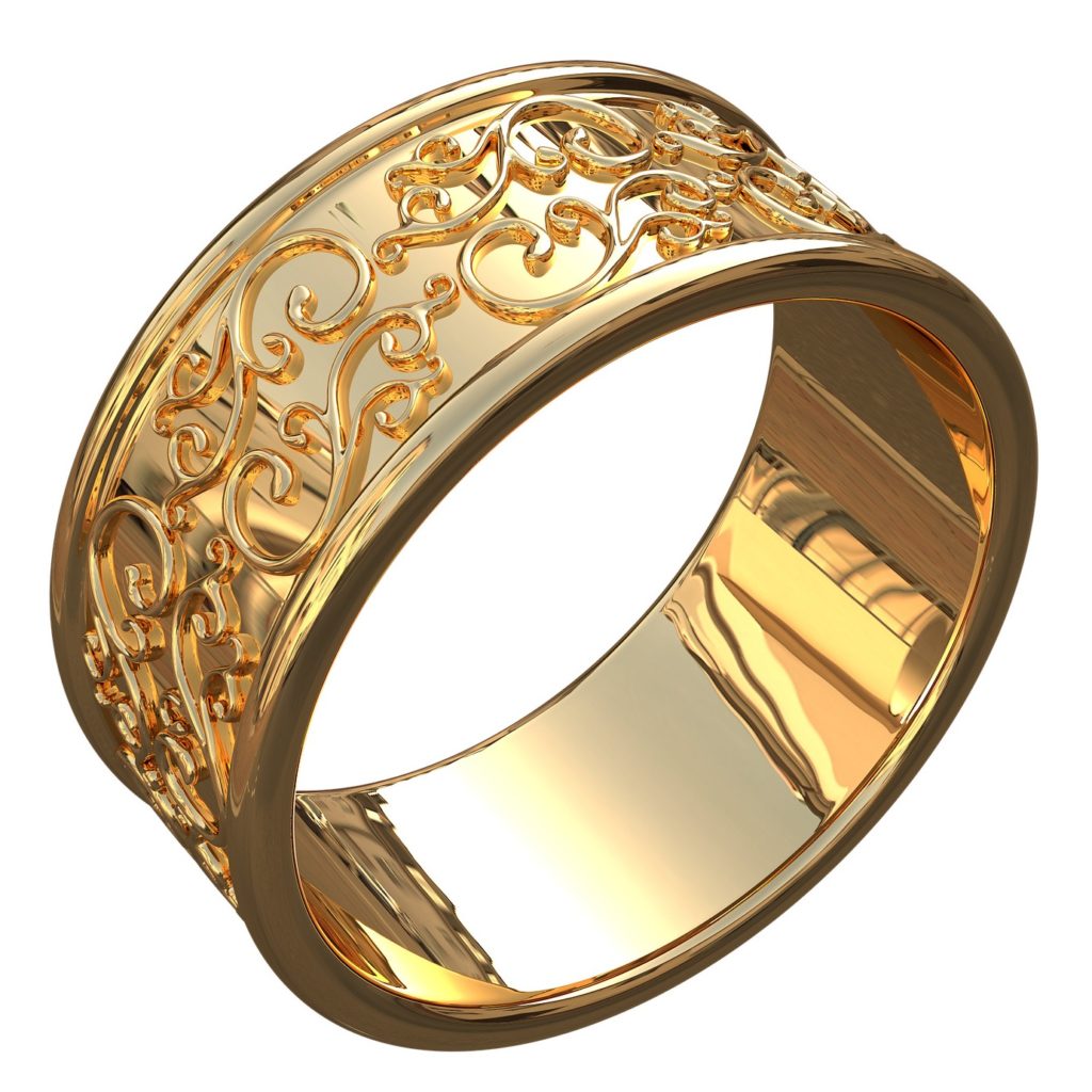 Золотые украшения кольцо